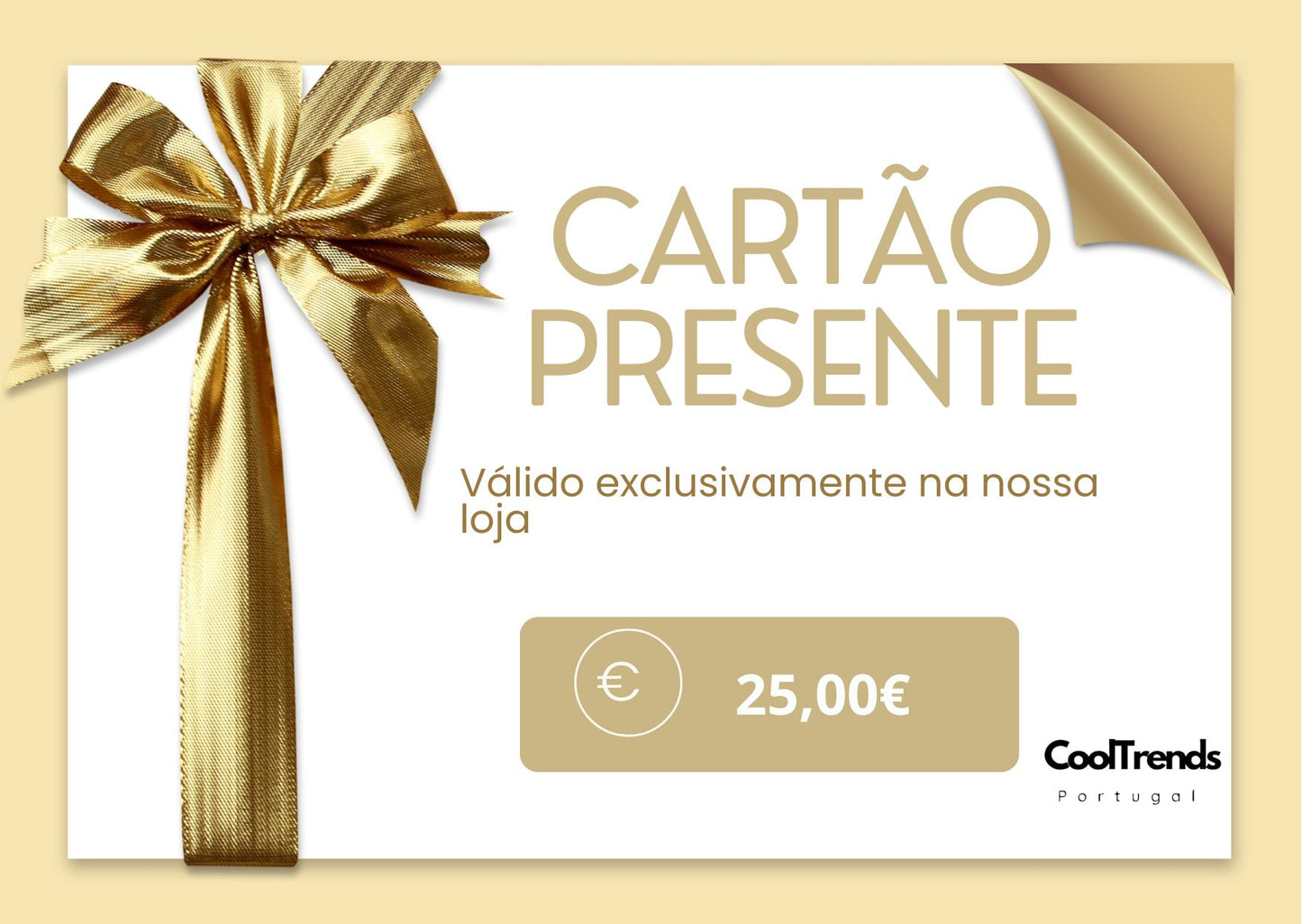 Cartão Presente 25€