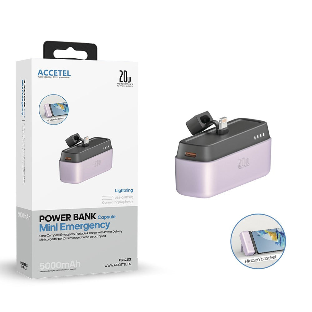 Power Bank 5000mAh 20W Lightning